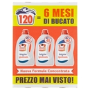 Omino Bianco - Detersivo Lavatrice Igienizzante Liquido, 40 Lavaggi, 3 x 2000 ml